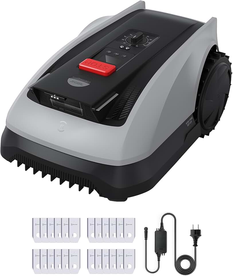 jardinito - O600 RTK Care Kit - 600 m² - Robot tondeuse RTK, IA, appli