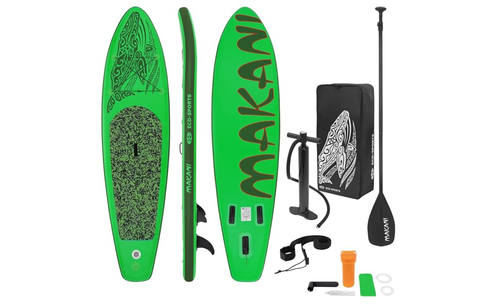 jardinito planche de stand up vert paddling makani 320x80x15 cm SUP gonflable paddle board de surf