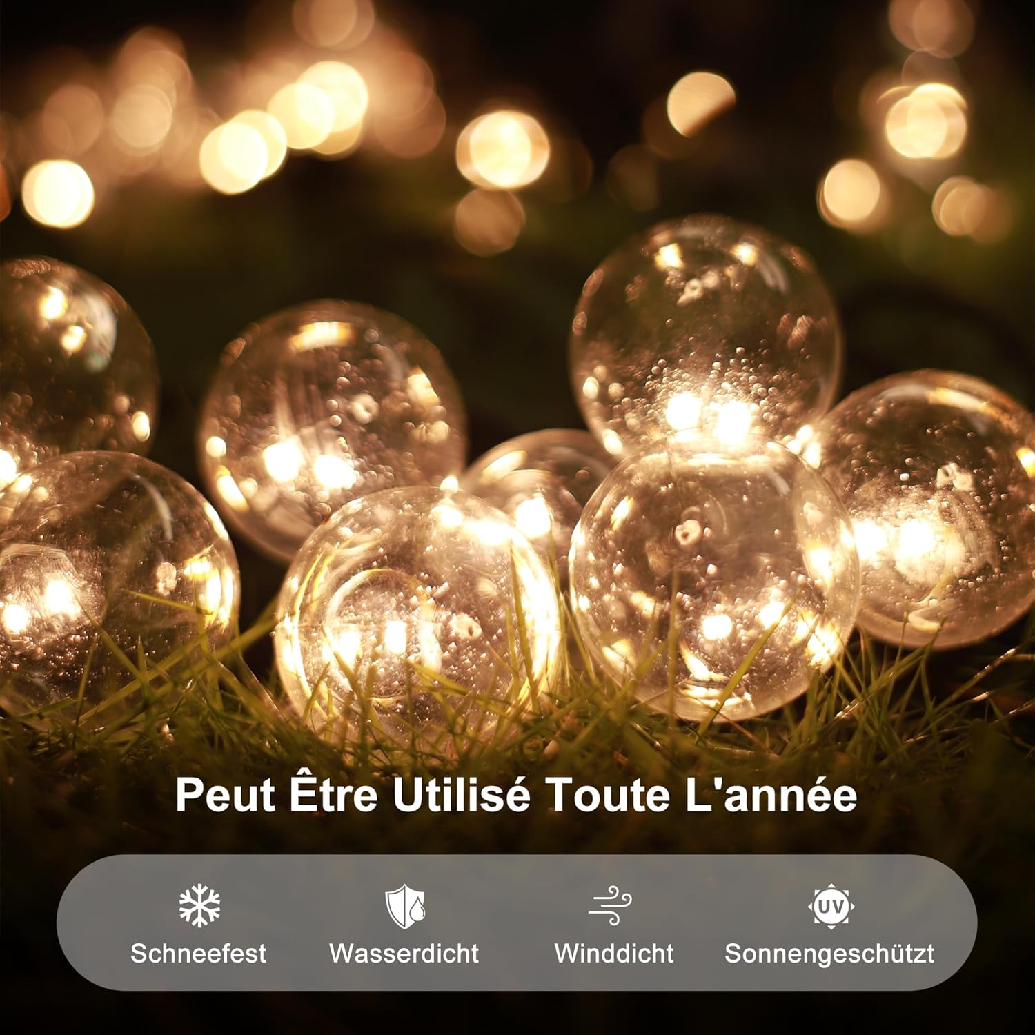 jardinito - tonnelle aluminium 4x3m, éclairage intégré, rideaux, gouttière