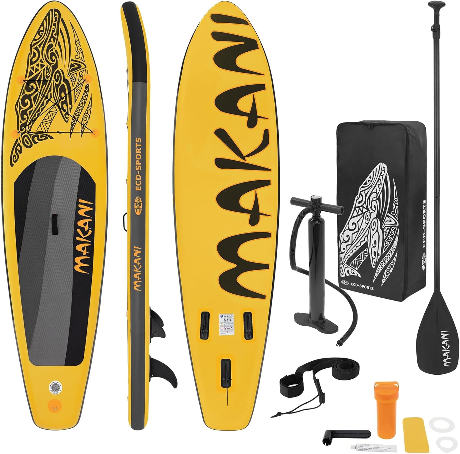 jardinito - stand up paddle série gonflable - 305/308/320/380 cm - PVC, 120/150 kg, 10/15 cm épaisseur