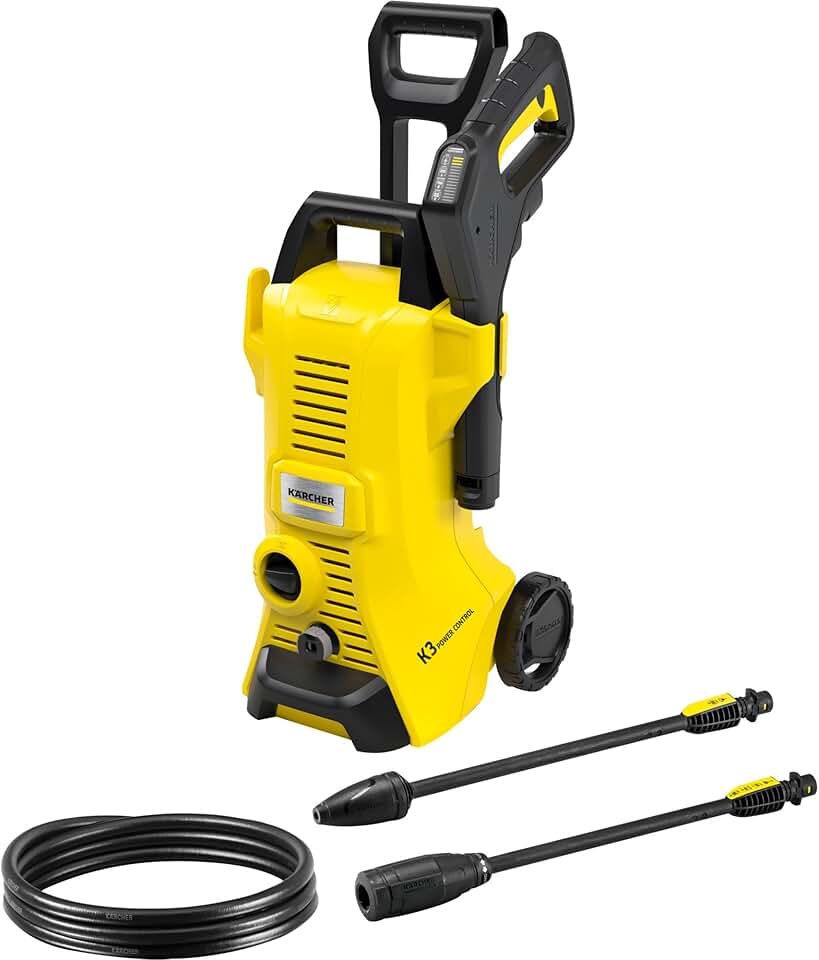 jardinito - K 3 Power Control - nettoyage haute pression - app intelligente - jaune/noir