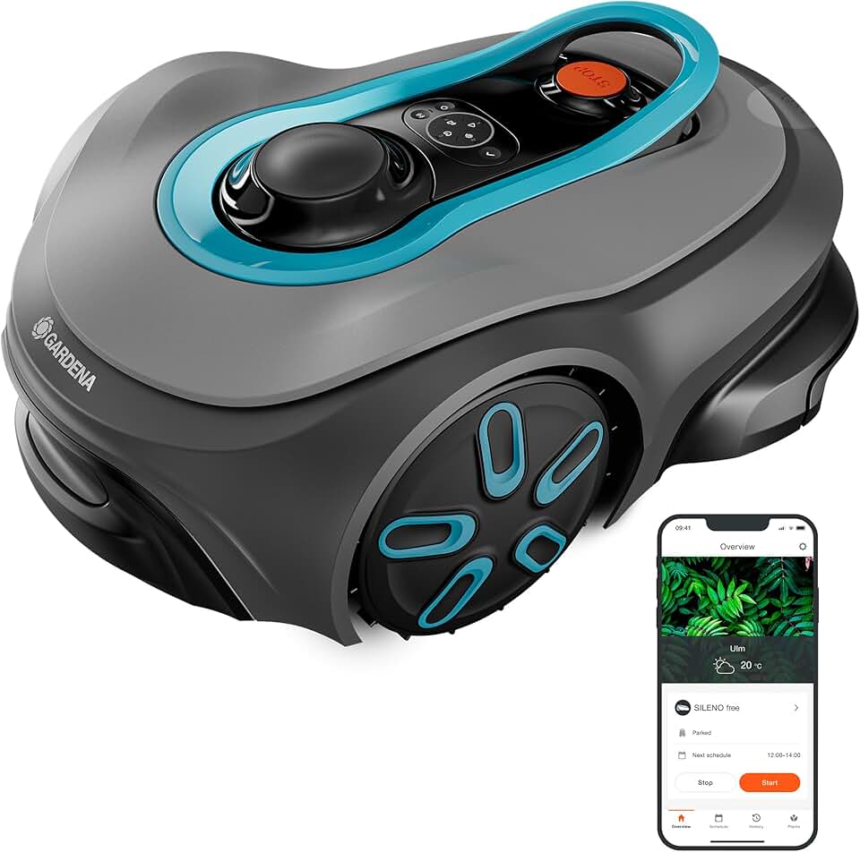 jardinito - Smart SILENO Free Set - 750 m² - tondeuse robot silencieuse, Lona, sans fil périphérique - 19924-47