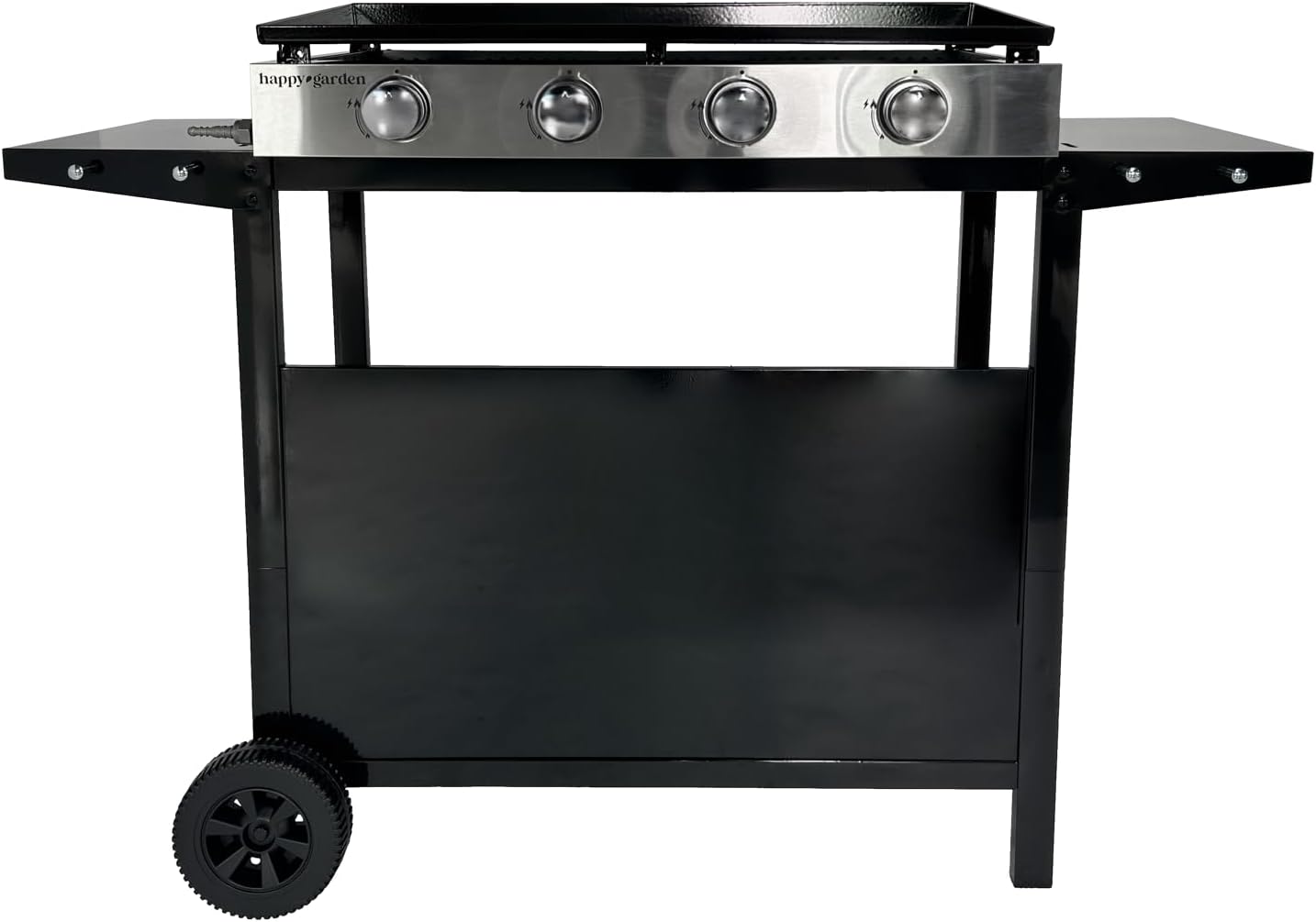 jardinito - Plancha Mérida 4 brûleurs avec chariot - gaz - 78x41 cm