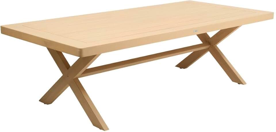 jardinito - Xenia table de jardin 10 places - eucalyptus - grande taille