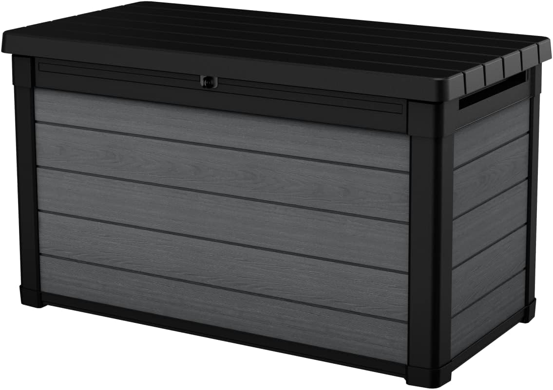 jardinito Coffre de jardin Cortina gris - 380 litre
