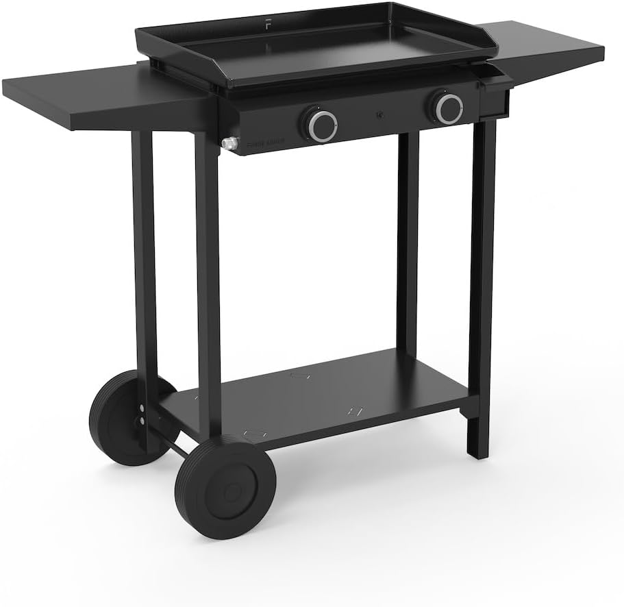 jardinito – Plancha série 60 cm – fonte émaillée, 2 brûleurs puissants