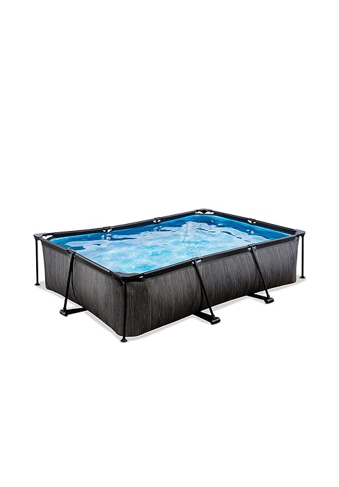 jardinito Piscine Black Wood Rectangulaire