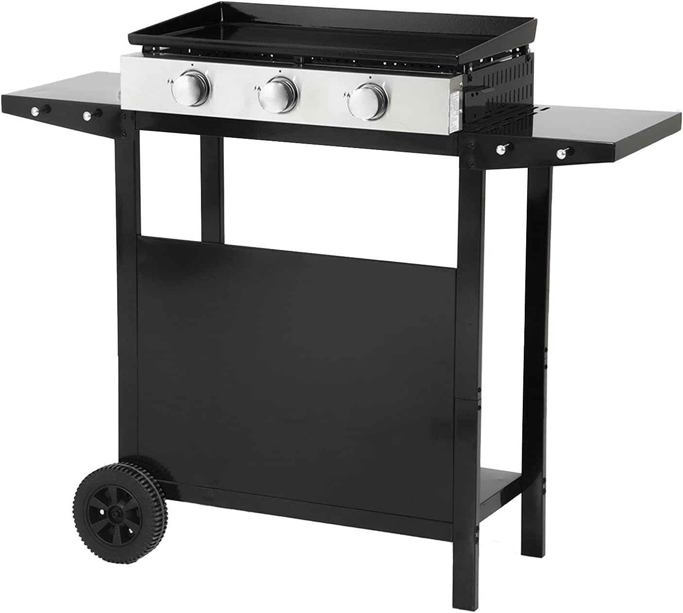 jardinito - Plancha Mérida sur chariot 3 brûleurs 6kW 74x33 cm