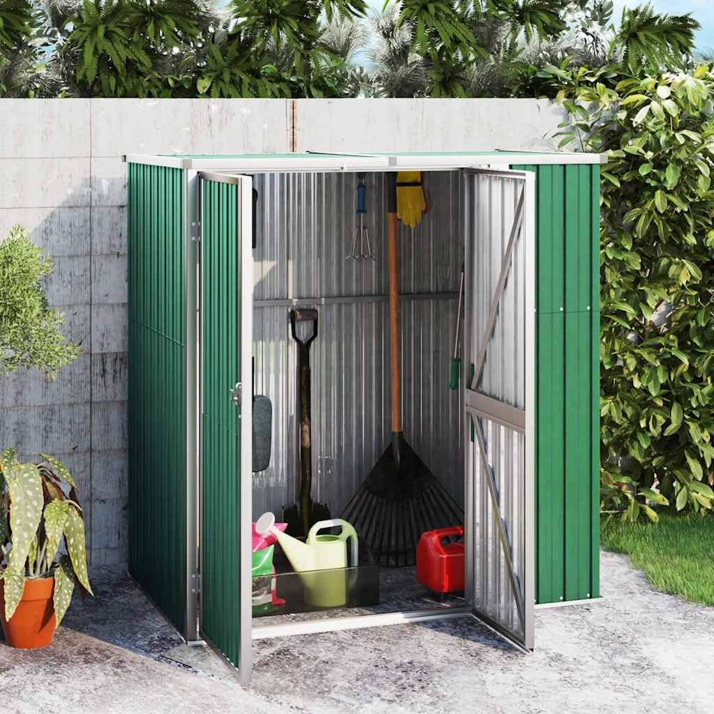 jardinito Abri à Outils de Jardin Vert 161x89x161 cm Acier galvanisé, Maison & Jardin, Pelouses & Jardins, Vie en extérieur, Structures extérieures, Cabanes & abris de Jardin, Vert, (Poids 29.62KG)