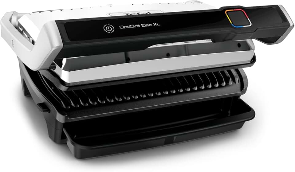 jardinito - Optigrill Elite XL, série GC760 - XL 8 pers., 16 programmes, grill intelligent, mode manuel, GC760D12