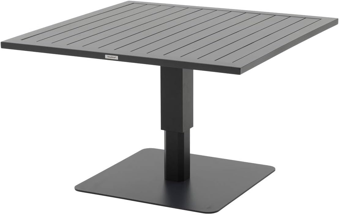 jardinito - Salimia - table carrée relevable 110x110x69cm - aluminium