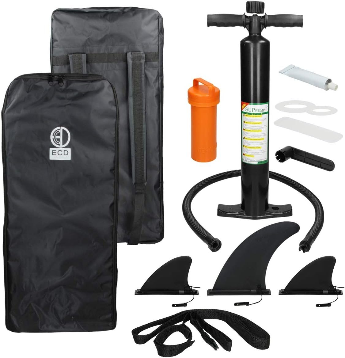 jardinito - Stand Up Paddle gonflable - 305/308/320/380 cm - PVC, 120/150 kg, 10/15 cm