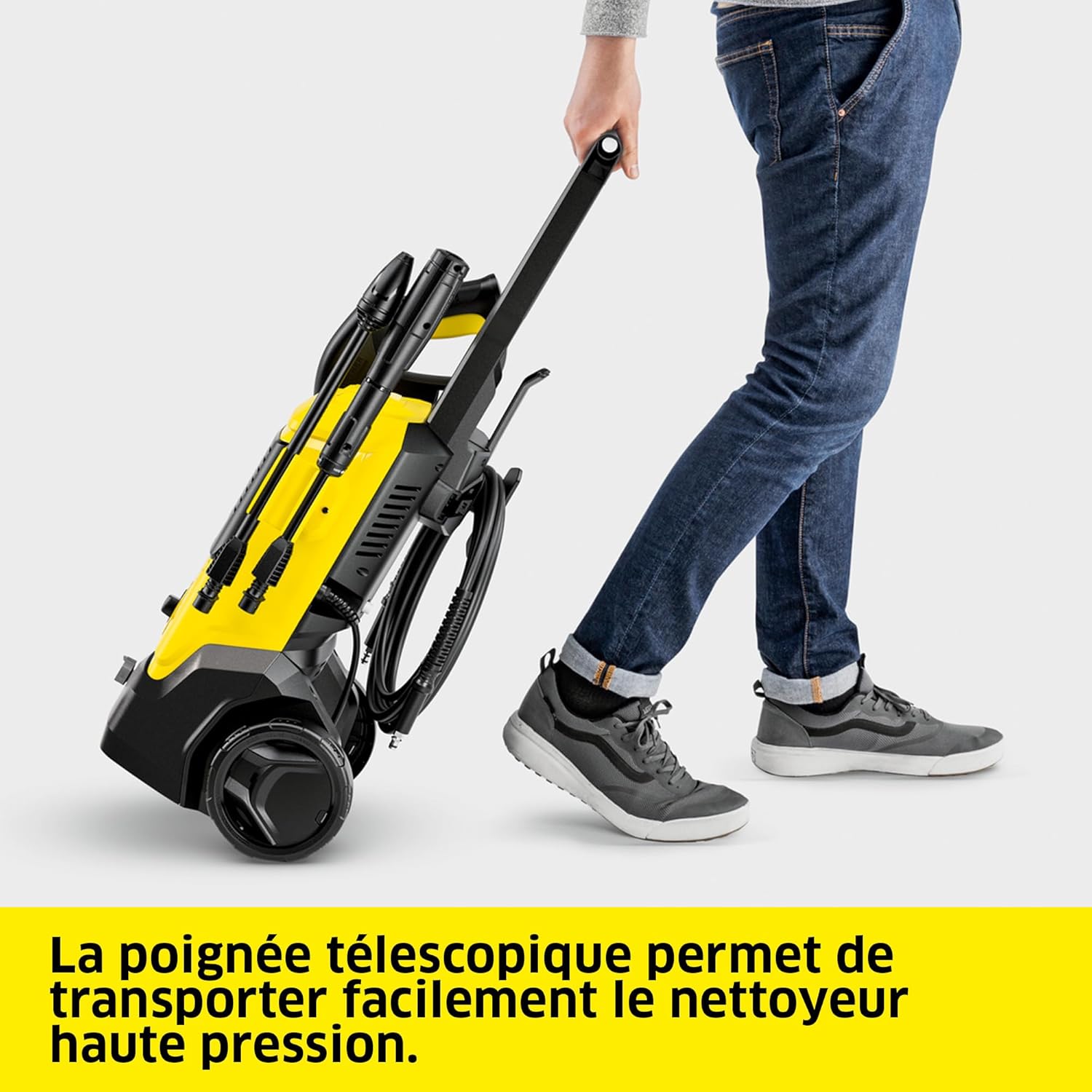 jardinito - nettoyeur haute pression K 4 - 130 bar, 420 l/h, 30 m²/h, accessoires - K 4 FJ