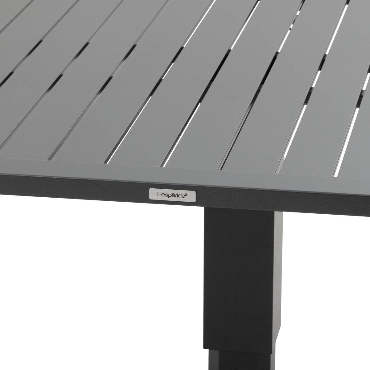 jardinito - Salimia - table carrée relevable 110x110x69cm - aluminium