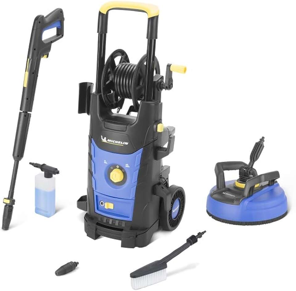 jardinito - Nettoyeur HP MPX25EHDSP - 2500W, 170bar, 500l/h, Double Speed, Patio, Brosse - MPX25EHDSP