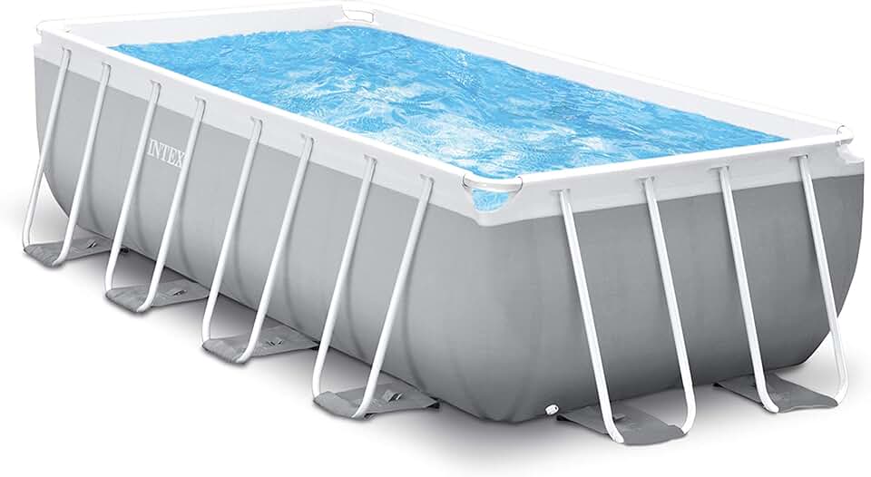 jardinito 4M x 2M x 1.22M Prism Frame Rectangular Pool Set