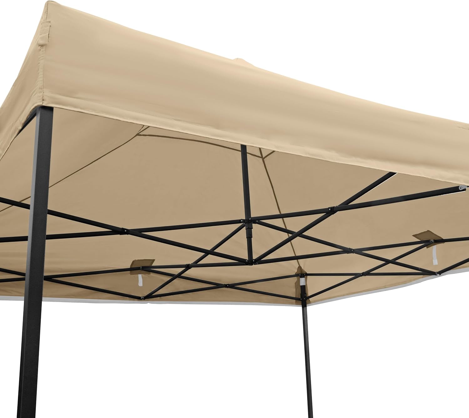 jardinito | Tonnelle Pliante 3x3m | Matériaux Robustes, Entièrement Étanches et de Haute Qualité (Beige)