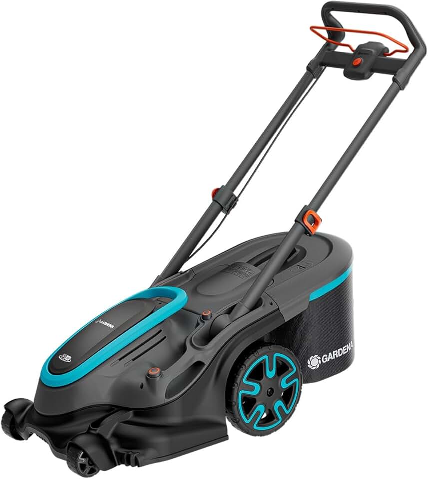 jardinito - PowerMax Duo - 46 cm - tondeuse haute performance à double lame, batterie P4A, 4636V