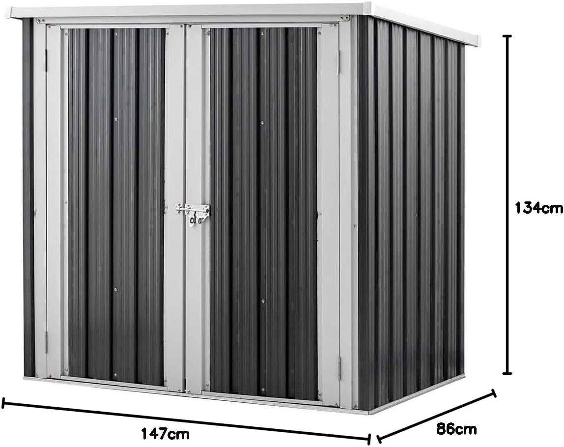 jardinito - Bohio XXS - 147x86x134 cm - Abri 1 m², base incluse