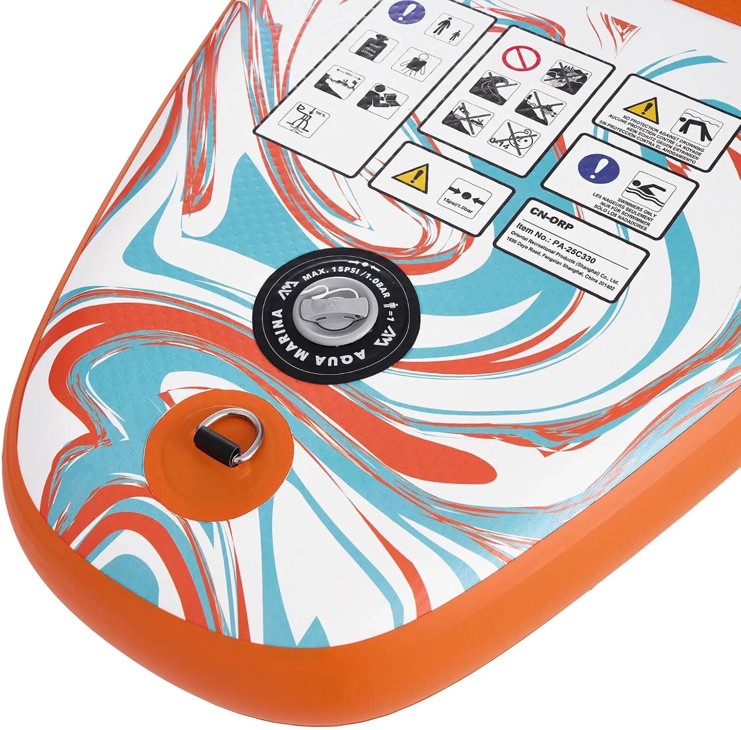 jardinito Pure Air Coast 10'10 Planche de stand up paddle gonflable 330 x 82 x 15 cm
