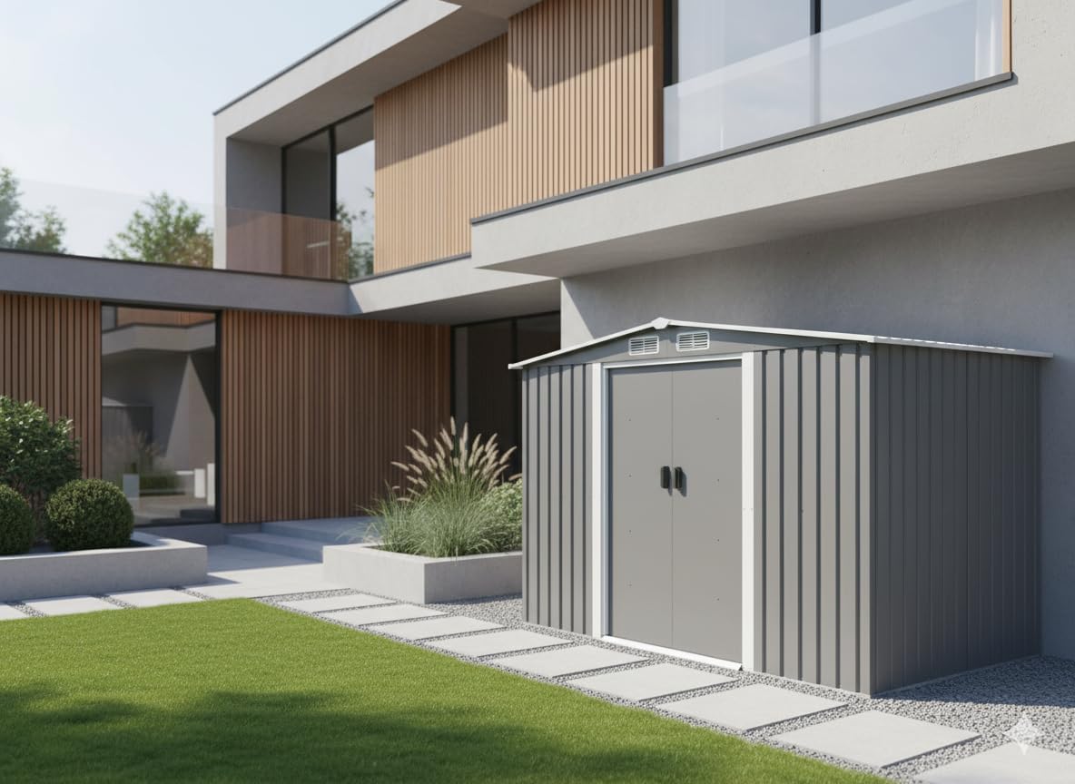 jardinito - Jura - 6.66 m² - Abri métal robuste rangement jardin