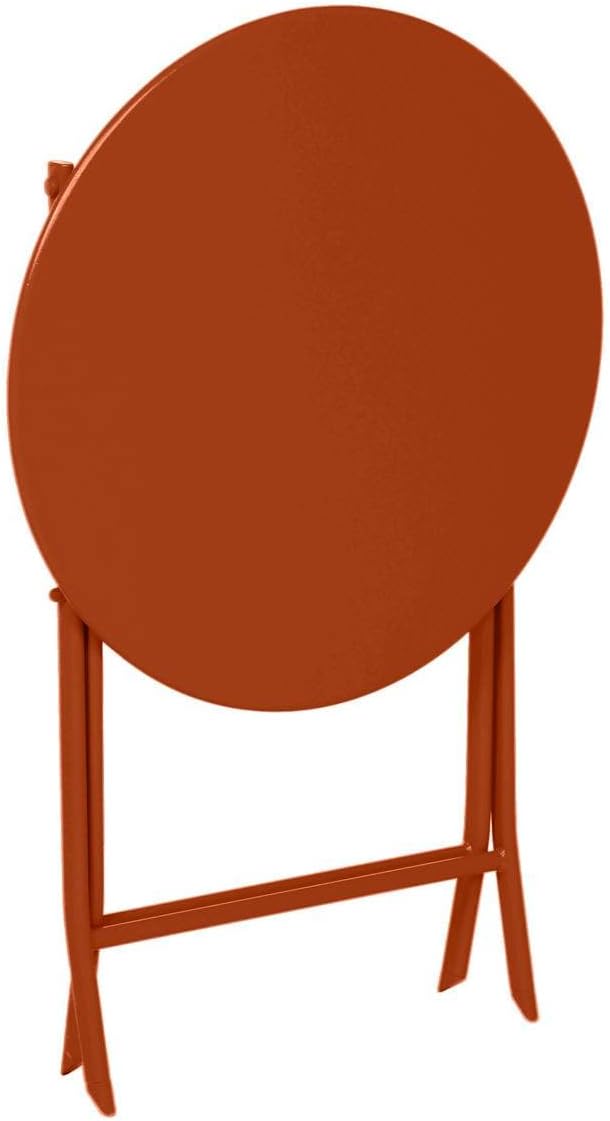 jardinito - Greensboro Ambre - ronde pliante 2 places - acier époxy renforcé