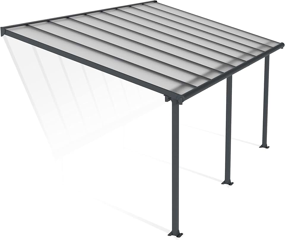 jardinito by jardinito - Olympia - 16.4m² - aluminium & polycarbonate, terrasse, gris