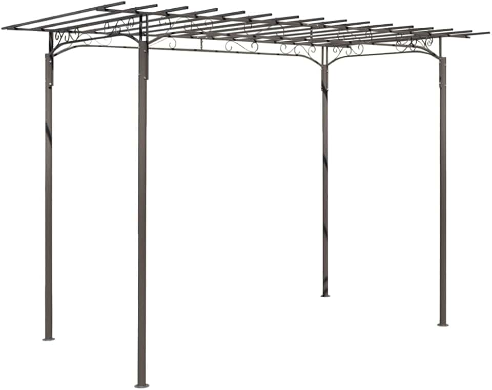 jardinito - tonnelle jardin acier - 3x6 m - chapiteau réception robuste