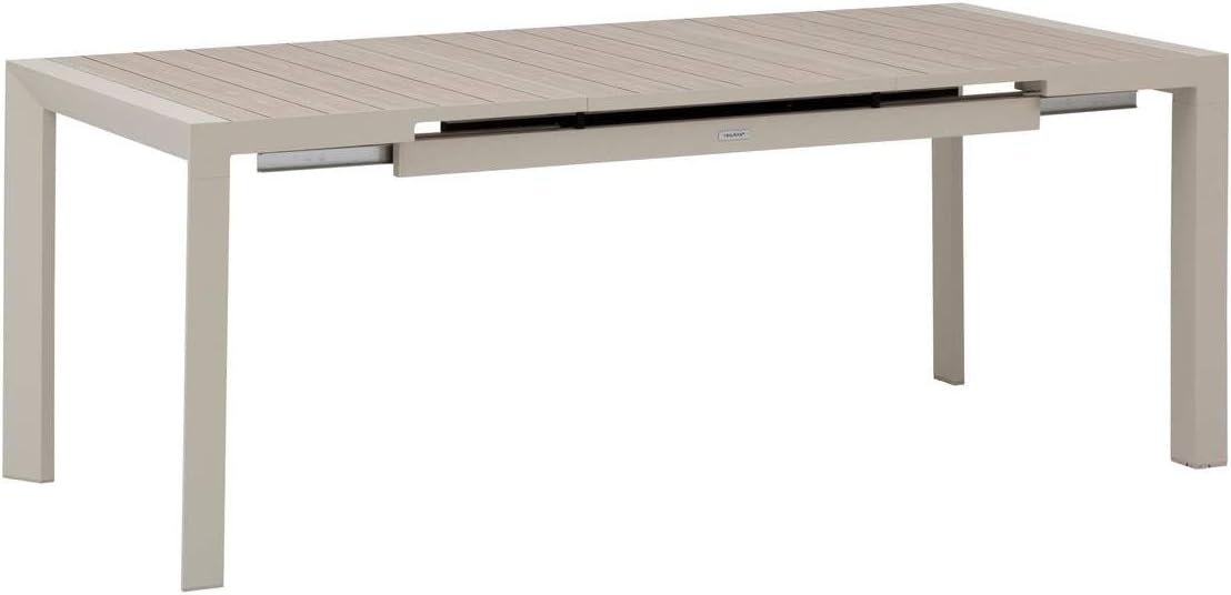 jardinito - Evasion - 8 places extensible - aluminium effet bois