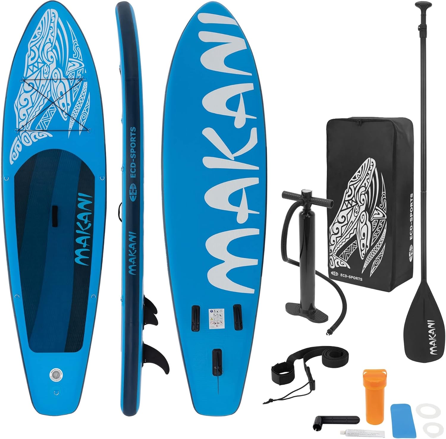 jardinito - Stand Up Paddle gonflable - 305/308/320/380 cm - PVC, 120/150 kg, 10/15 cm