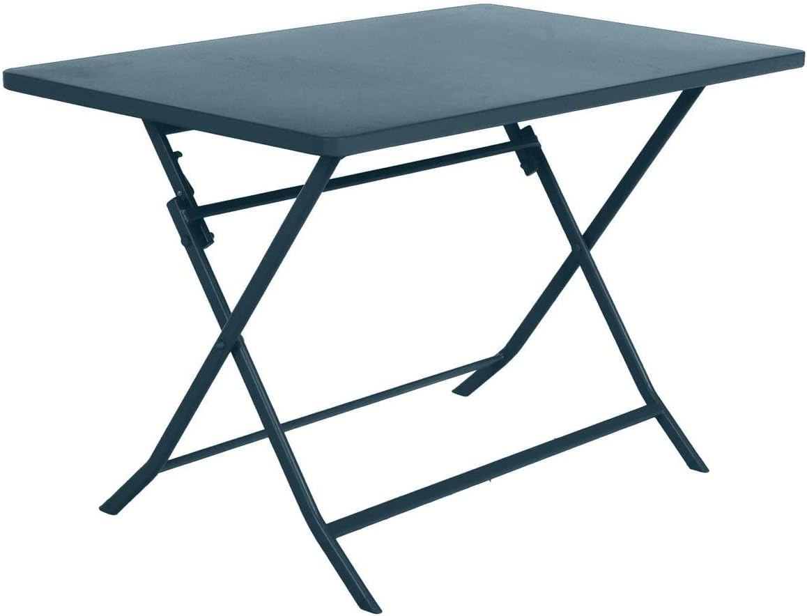jardinito - Greensboro - table de jardin pliante 4 places acier époxy antirouille