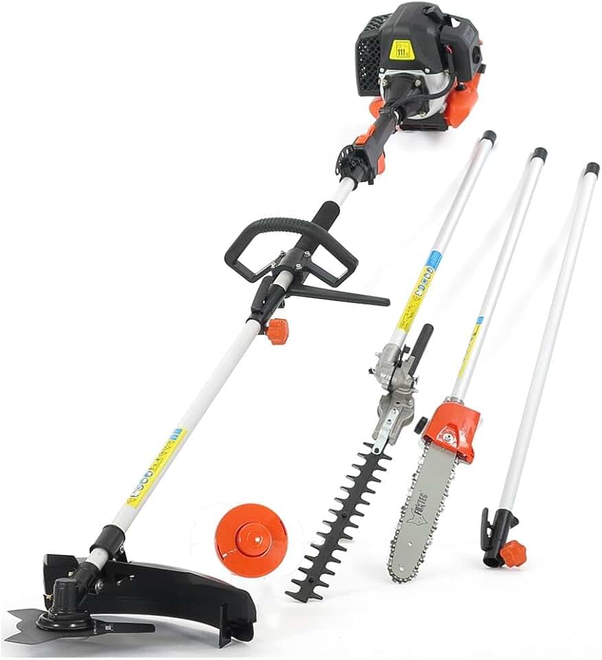 jardinito - débroussailleuse 52cm³ 3CV, multifonction thermique, rallonge 1m, FX-MT152E