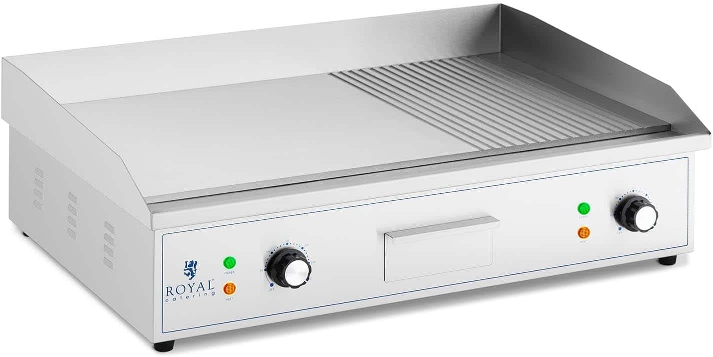 jardinito - Plancha professionnelle 727x420 mm fer 4400 W RCPG51-M