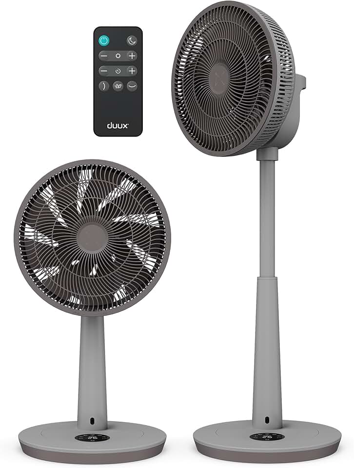 jardinito - Whisper 3 - 73–95 cm - ventilateur 26 vitesses, économe, oscillant