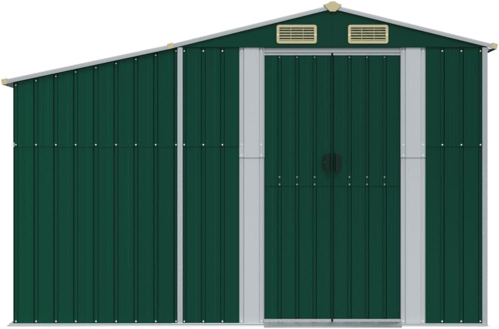 Abri de Jardin - modèle standard - 277x365,5x179 cm - Acier galvanisé, abri de stockage et outils de jardin