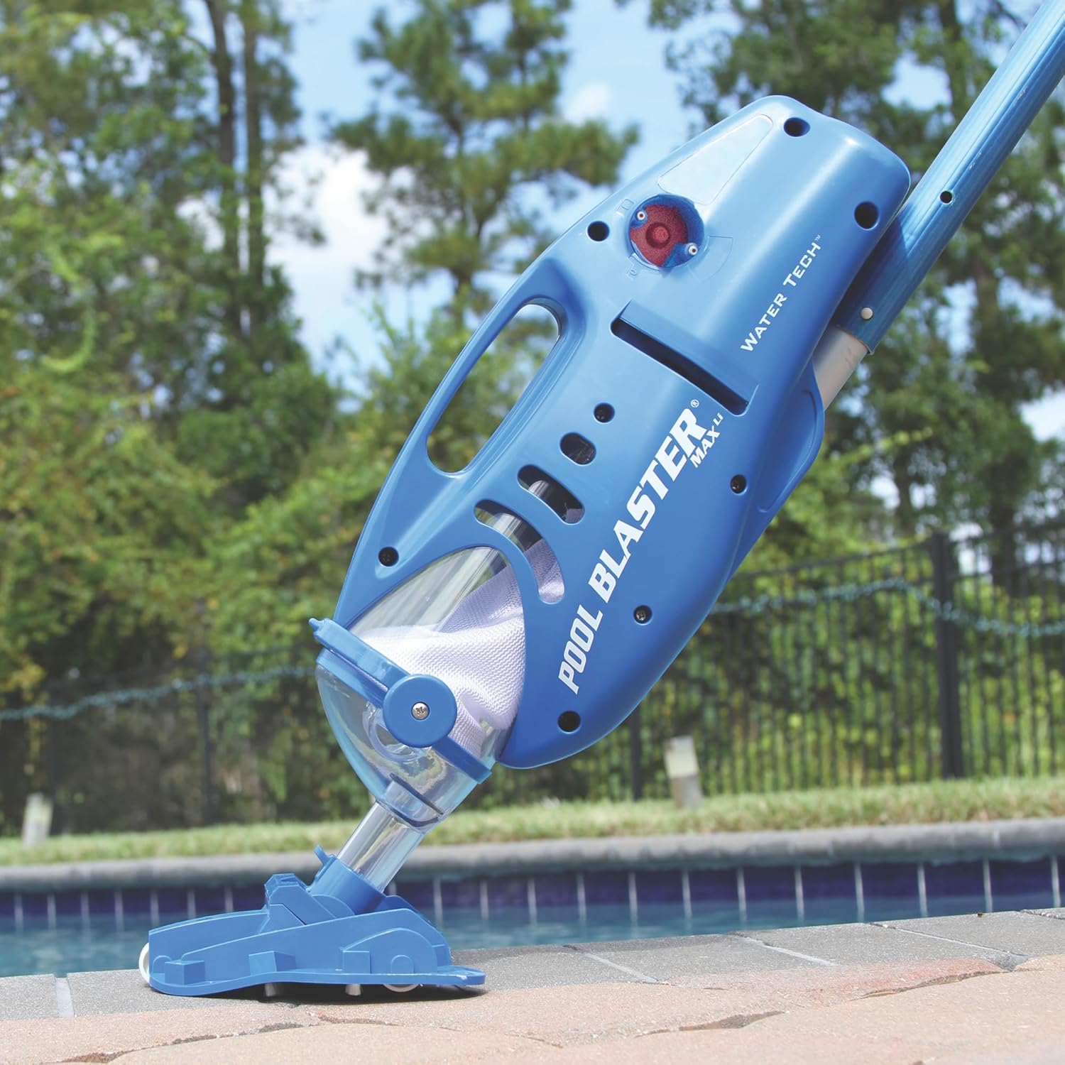Water Tech jardinito Max Li Aspirateur de piscine, aspirateur de piscine sans fil avec moteur P30, aspirateur à main pour piscine et spa