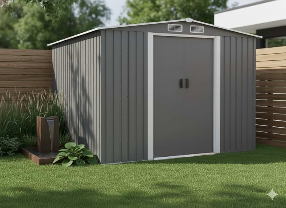 jardinito - Jura - 6.66 m² - Abri métal robuste rangement jardin