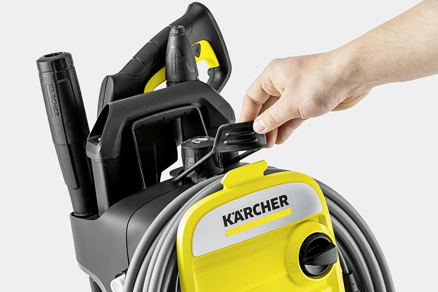 jardinito - K7 Compact - 180 bar, 600 l/h - Nettoyeur haute pression, 16 kg, rotabuse, lance