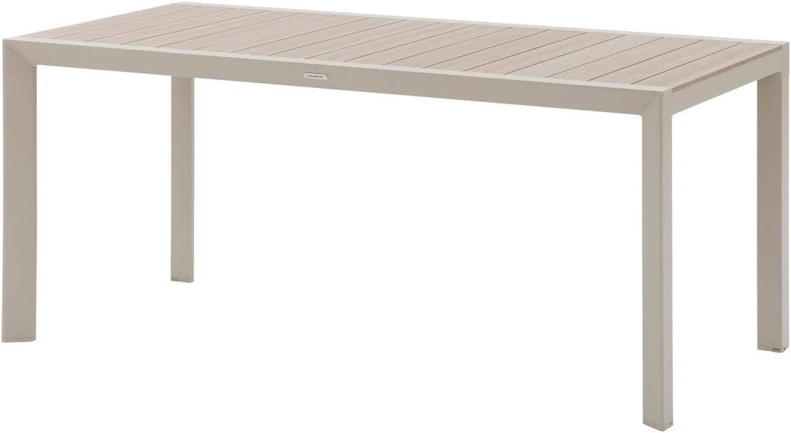 jardinito - Evasion 6 places - aluminium effet bois lin et argile