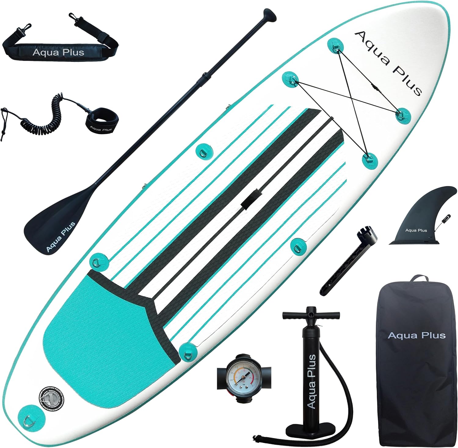 jardinito - SUP Gonflable 15cm - planche à pagaie, set complet