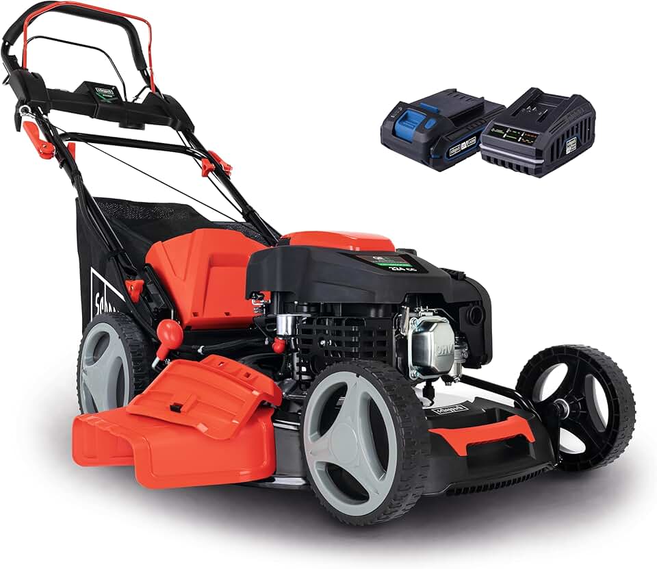jardinito - Tondeuse hybride 53 cm, 4400 W, 65 L, démarrage électrique - MS225-53E