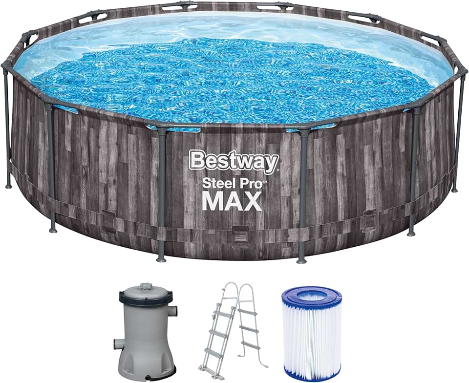 jardinito Basen stelażowy Steel Pro Max 366cm 16w1 (5614X)