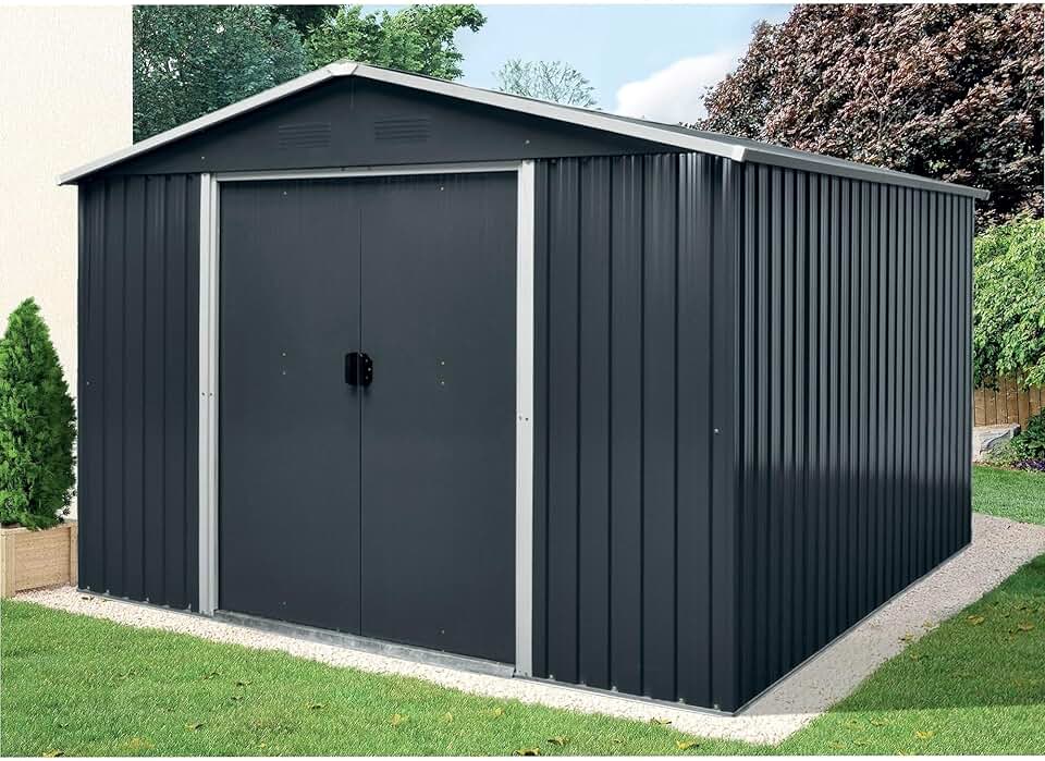 jardinito Abri Jardin métal 10,4m2 3,24 x 3,22 x h2,05m