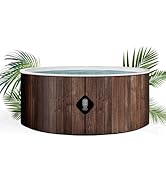 jardinito Helsinki Spa Gonflable | 180 cm de diamètre | 1100 litres | Moteur 2240 W | Jusqu'à 6 Pe...
