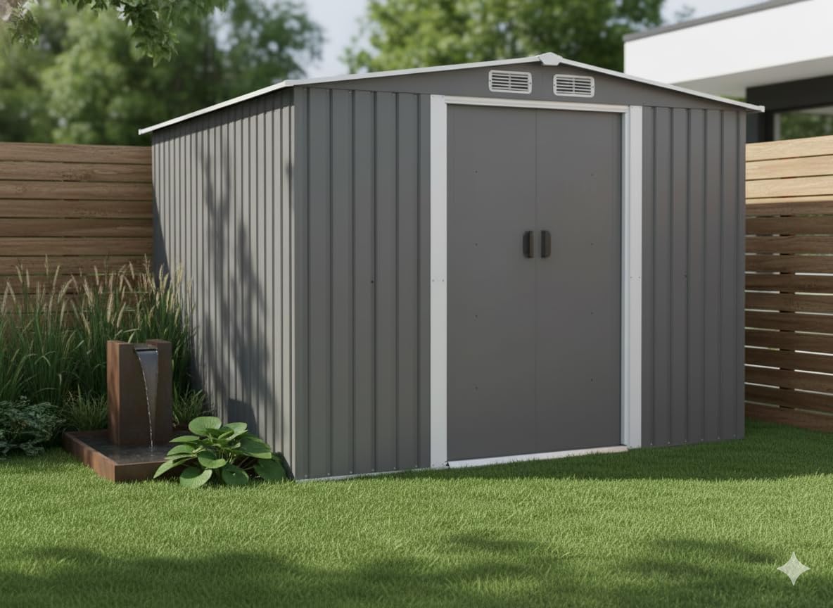 jardinito - Jura - 6.66 m² - Abri métal robuste rangement jardin