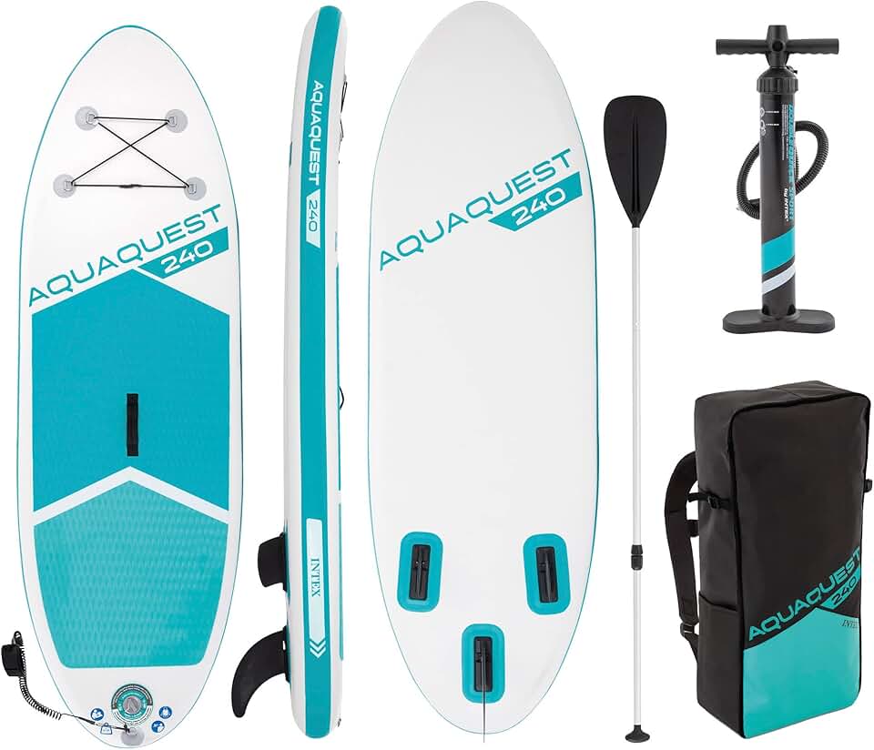 jardinito - Aqua Quest 240 - 240 cm - kayak gonflable, 2 places, 68241NP