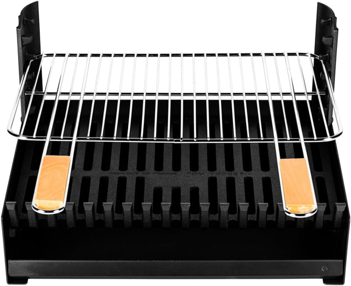 Barbecue à charbon réglable 3 hauteurs, dimensions compactes, GRILLOIR