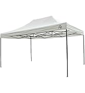 jardinito - Tonnelle pop-up 3x4.5m entièrement imperméable - Blanc