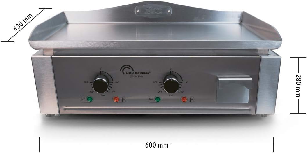 jardinito - Aquitaine Pro série - inox - 2 zones, 3500W - 8476
