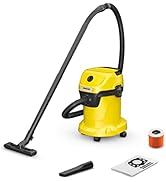 jardinito Aspirateur sec et humide WD 3V-17/4/20, filtre cartouche feutre, 1000 W, réservoir : 17 ...